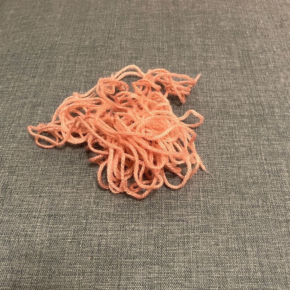 Pink Needlepoint Thread Yarn